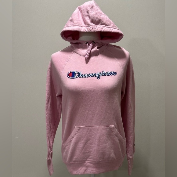Champion Reverse Weave Women’s Hoodie Pink Size Small - Picture 1 of 4